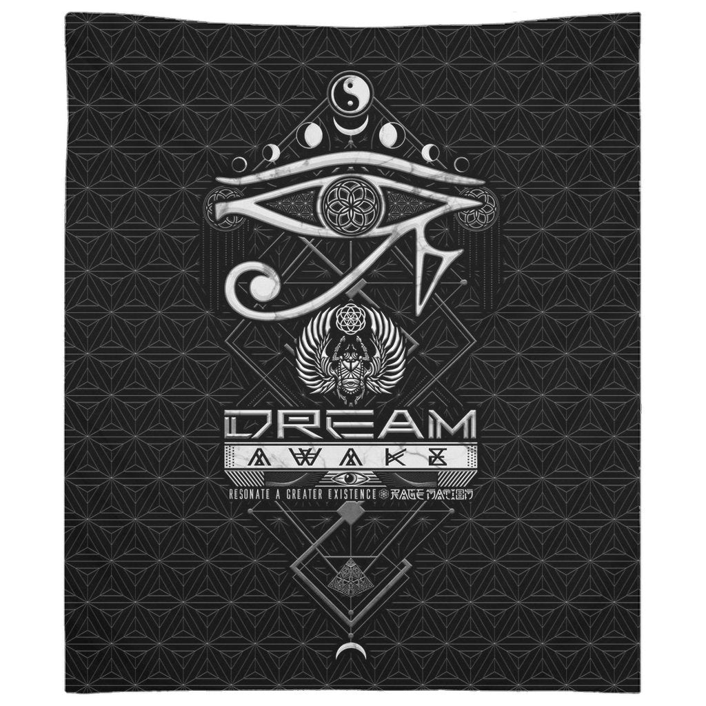 DREAM AWAKE • Sacred Geometry Wall Tapestry Tapestry 88x104 inch 
