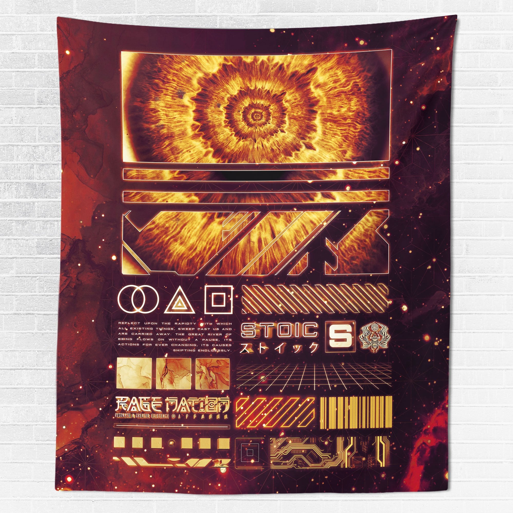 ENDLESS SHIFT • STOIC DIGITAL • Wall Tapestry Tapestry 