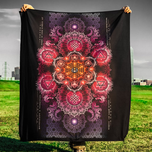 ETERNAL ALCHEMY V2.5 • YANTRART • Wall Tapestry Tapestry 