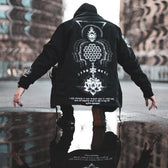 EVOLUMINATE • All-Season Hooded Windbreaker Jacket Apparel 