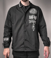 EVOLVE THE MIND • Waterproof Button-Up Windbreaker Jacket 