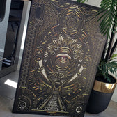 REAL EYES V1 • GROKKO Vertical Canvas Wrap Canvas 