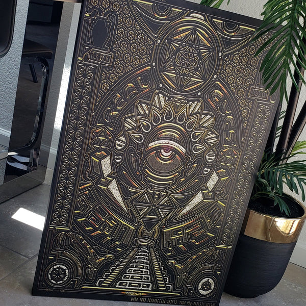 REAL EYES V1 • GROKKO Vertical Canvas Wrap Canvas 