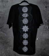 HARMONY HEALS • GRAYSCALE • Luxury Fabric T-Shirt T-Shirt 