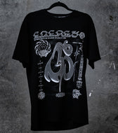 HARMONY HEALS • GRAYSCALE • Luxury Fabric T-Shirt T-Shirt 