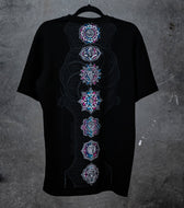 HARMONY HEALS • NEON GRADIENT • Luxury Fabric T-Shirt T-Shirt 