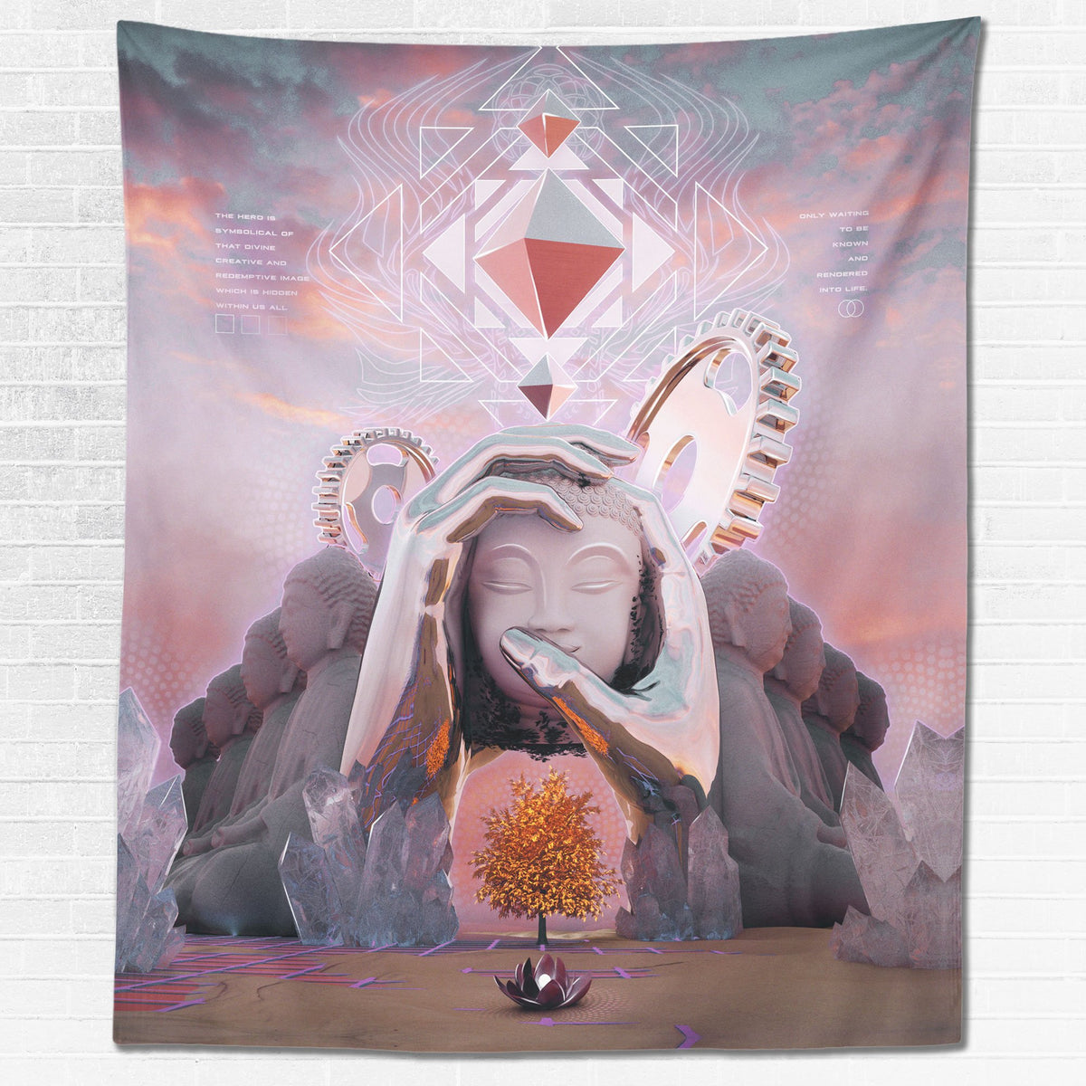HERO'S JOURNEY • STOIC DIGITAL • Wall Tapestry Tapestry 