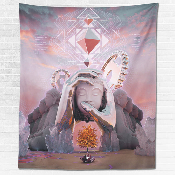 HERO'S JOURNEY • STOIC DIGITAL • Wall Tapestry Tapestry 