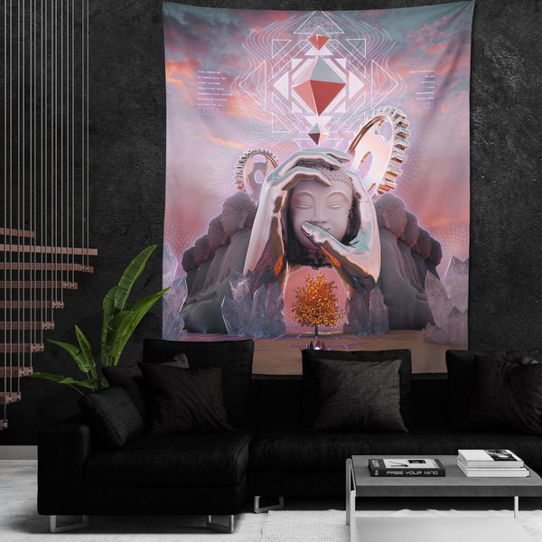 HERO'S JOURNEY • STOIC DIGITAL • Wall Tapestry Tapestry 