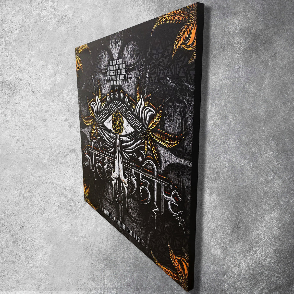 LIVE AHIMSA V2 • Canvas Wrap Canvas 