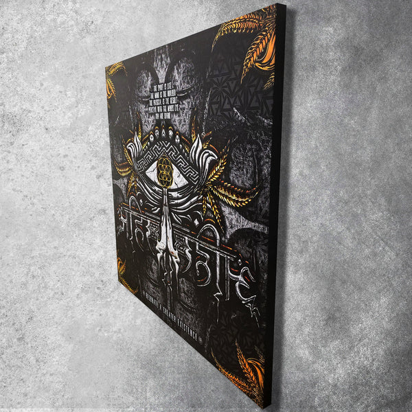 LIVE AHIMSA V2 • Canvas Wrap Canvas 