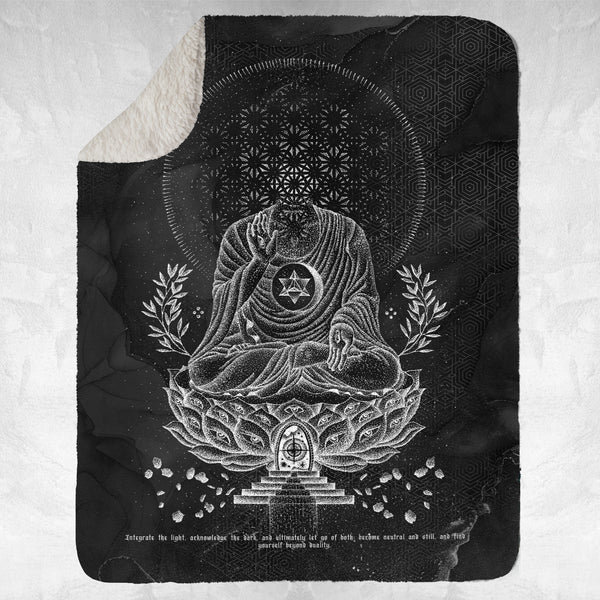 LOTUS THRONE V1 • GLENN THOMSON • Sherpa Blanket Blanket 