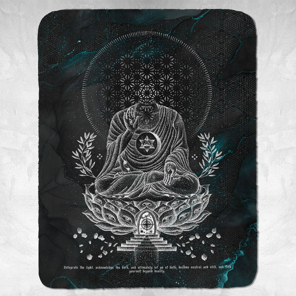 LOTUS THRONE V2 • GLENN THOMSON • Sherpa Blanket Blanket 