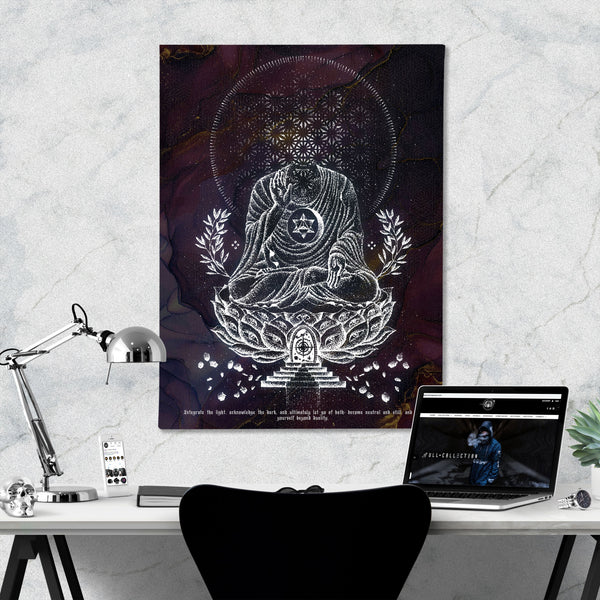 LOTUS THRONE V3 • GLENN THOMPSON x RAGE NATION • Limited Edition Canvas Canvas 