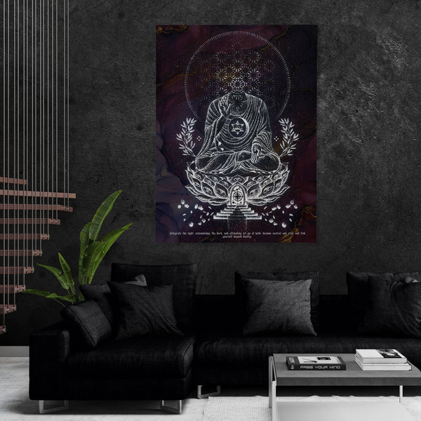 LOTUS THRONE V3 • GLENN THOMPSON x RAGE NATION • Limited Edition Canvas Canvas 
