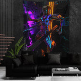 LE 100 • METANOIA • GLASS CRANE • Wall Tapestry Tapestry 