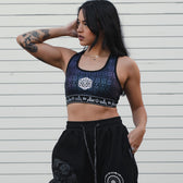 MIND OF ZEN V1 • IRIDESCENT • Luxe Sports Bra Sports Bra 