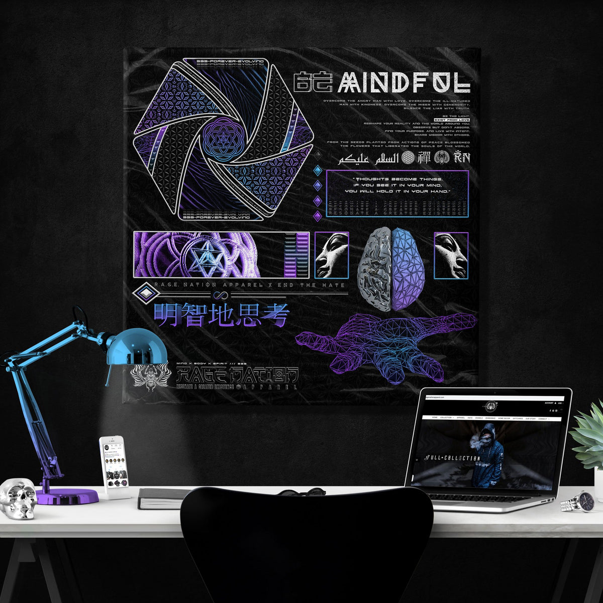MIND OF ZEN • Limited Edition Canvas Wrap Canvas 