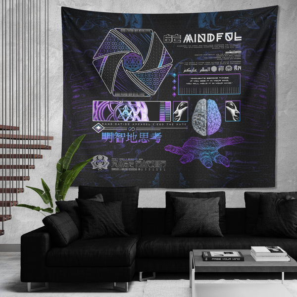 MIND OF ZEN V1 • Wall Tapestry Tapestry 