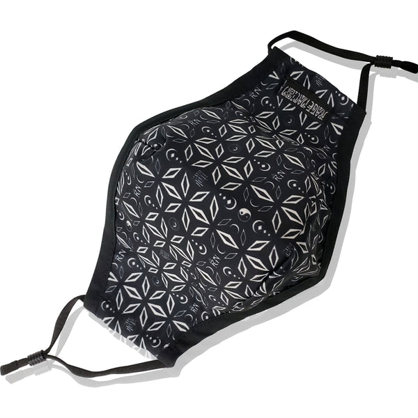 PRE-ORDER • MIND OF ZEN V1 • Satin Face Mask + Filters Mask 