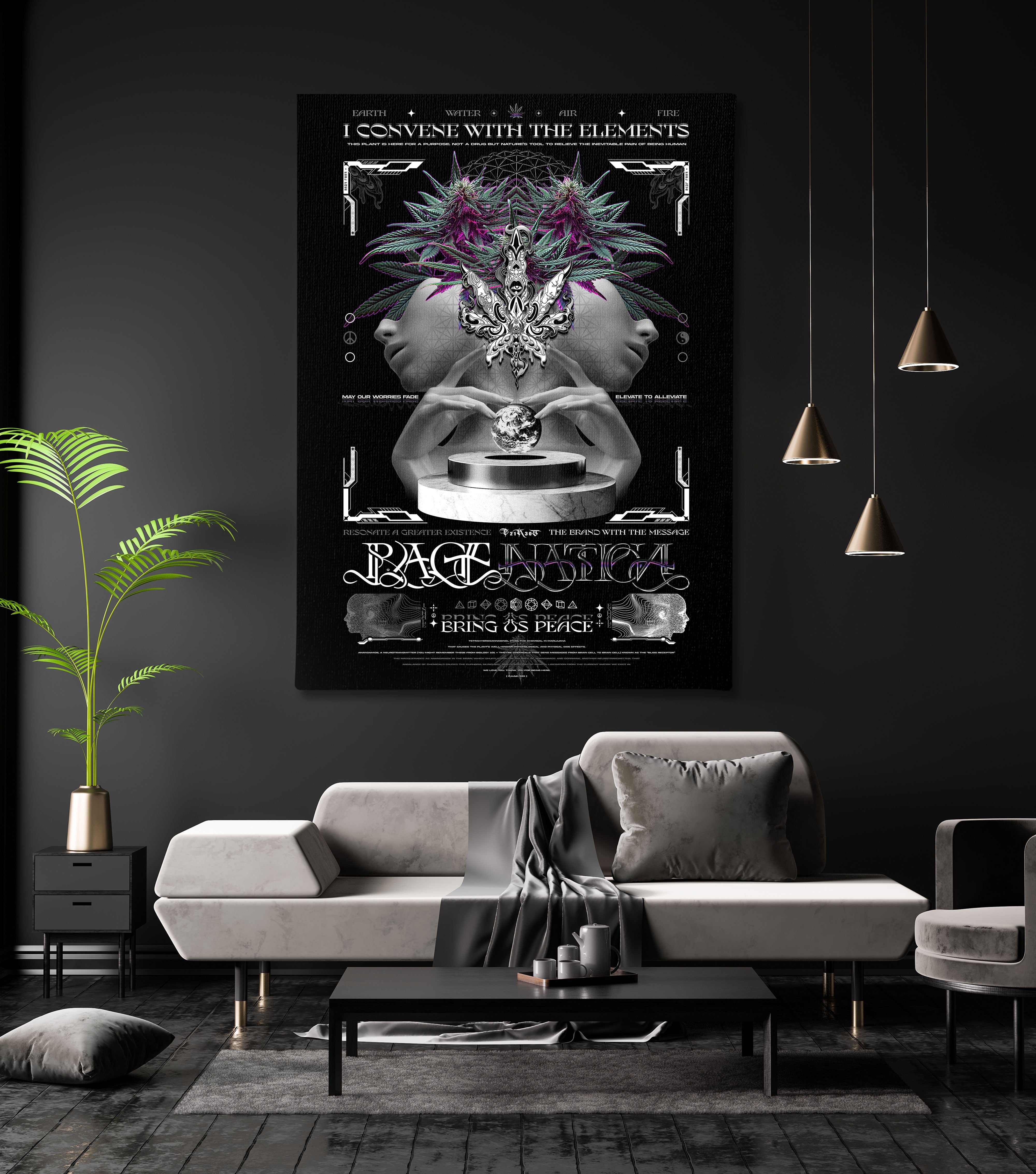 Convene With the Elements • Vertical Canvas Canvas 
