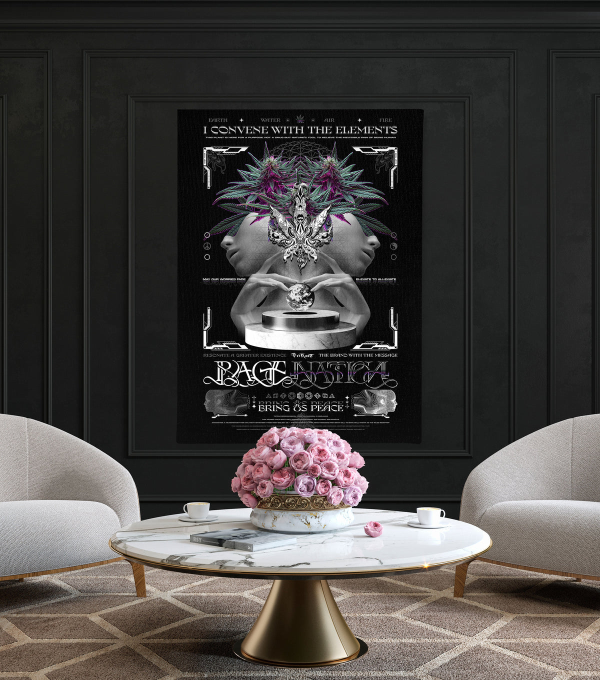 Convene With the Elements • Vertical Canvas Canvas 