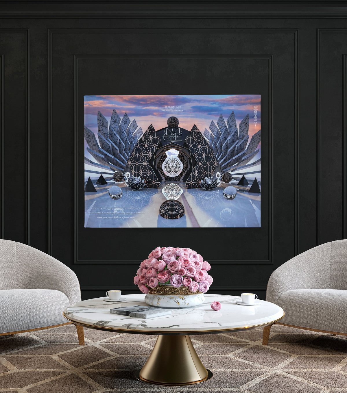 TEMPLE of PROGRESSION • Horizontal Canvas Canvas 