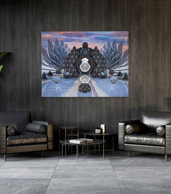TEMPLE of PROGRESSION • Horizontal Canvas Canvas 