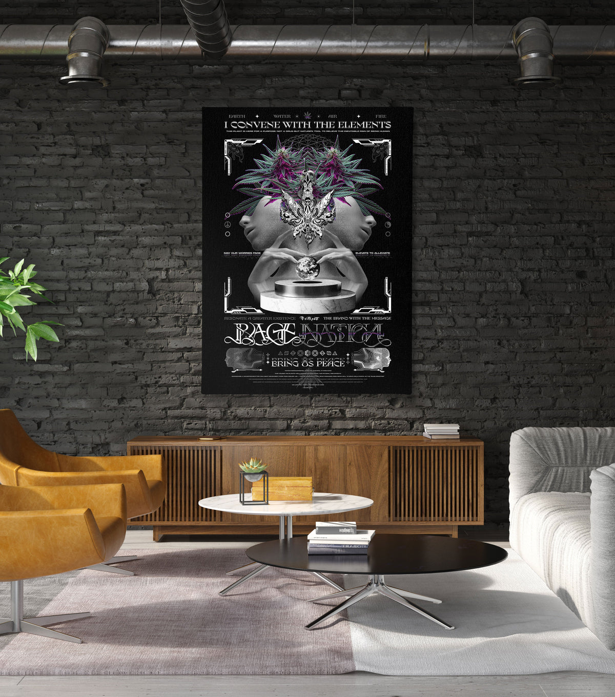 Convene With the Elements • Vertical Canvas Canvas 