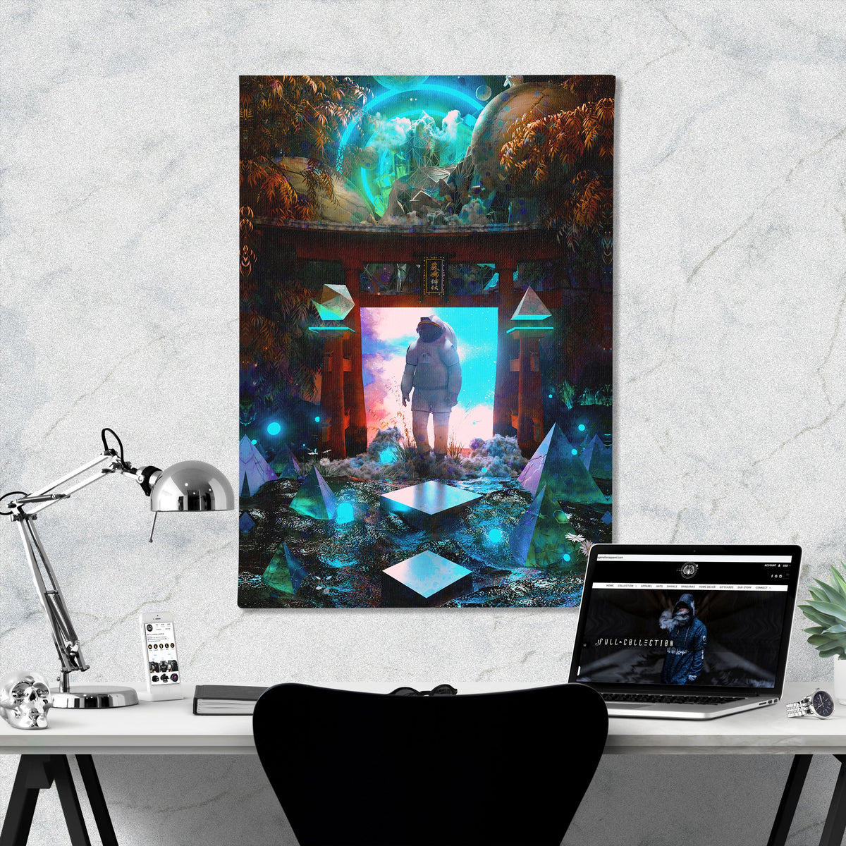 NEW SYNTHESIS • STOIC DIGITAL • Limited Edition Canvas Wrap Canvas 