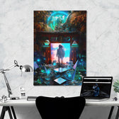 NEW SYNTHESIS • STOIC DIGITAL • Limited Edition Canvas Wrap Canvas 