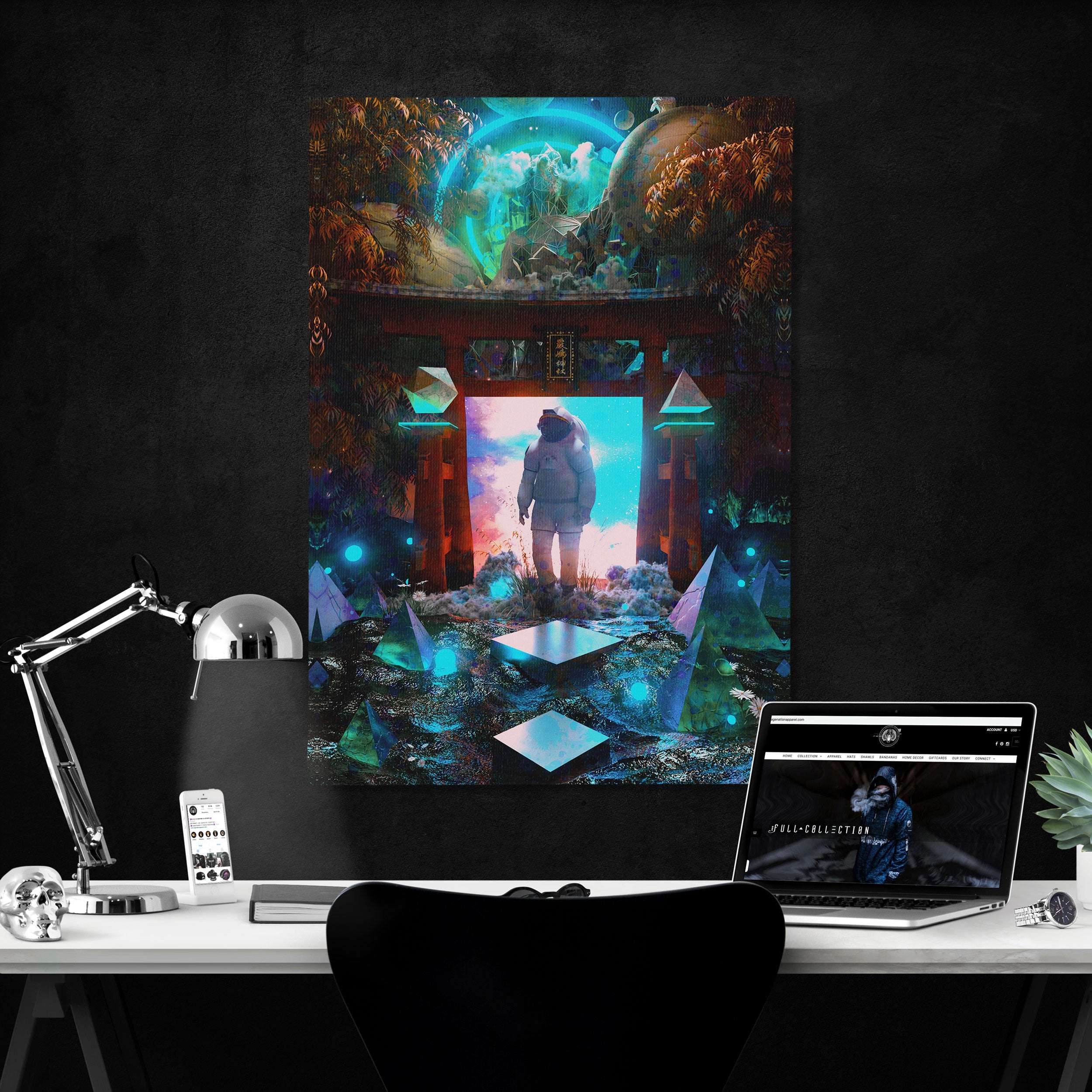 NEW SYNTHESIS • STOIC DIGITAL • Limited Edition Canvas Wrap Canvas 