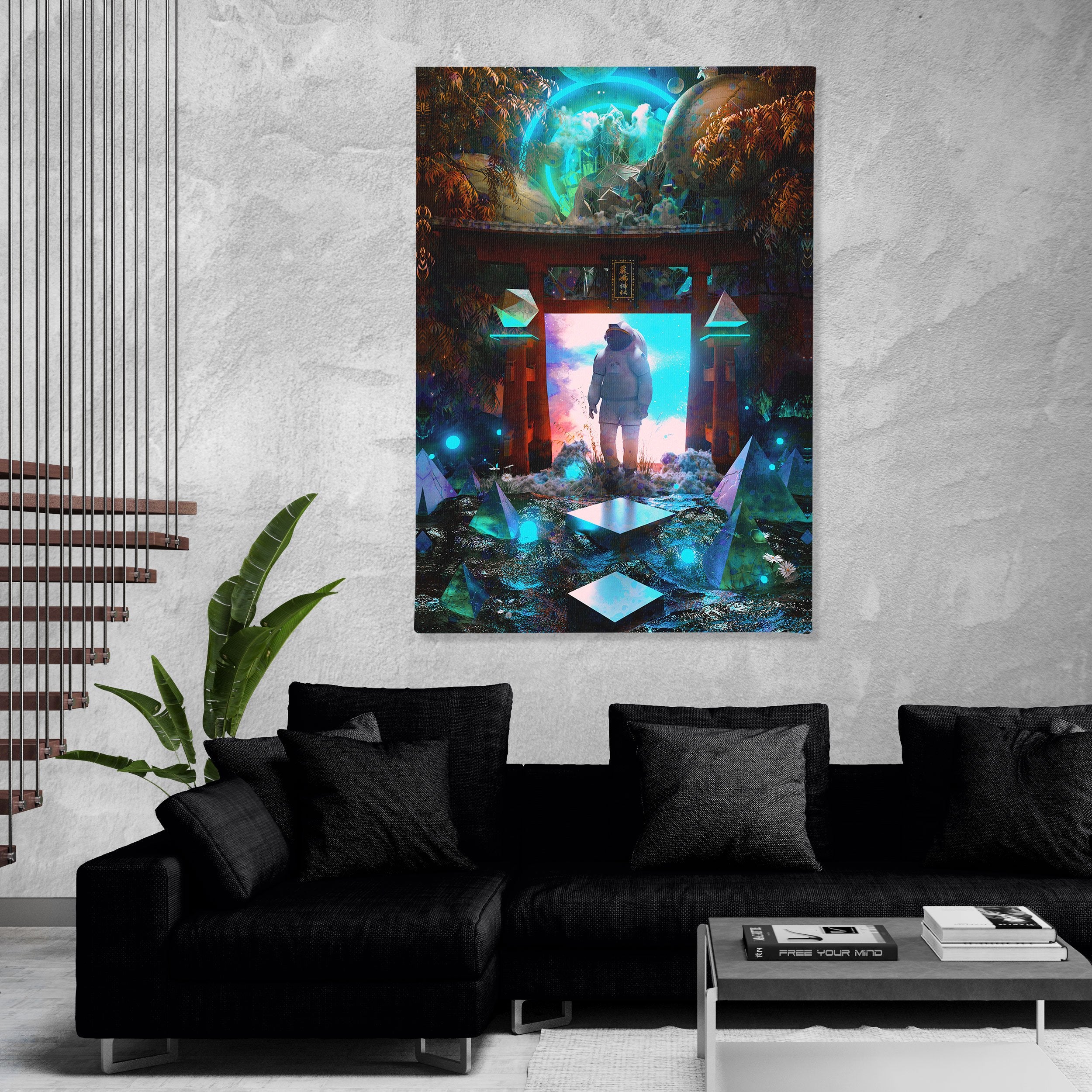 NEW SYNTHESIS • STOIC DIGITAL • Limited Edition Canvas Wrap Canvas 
