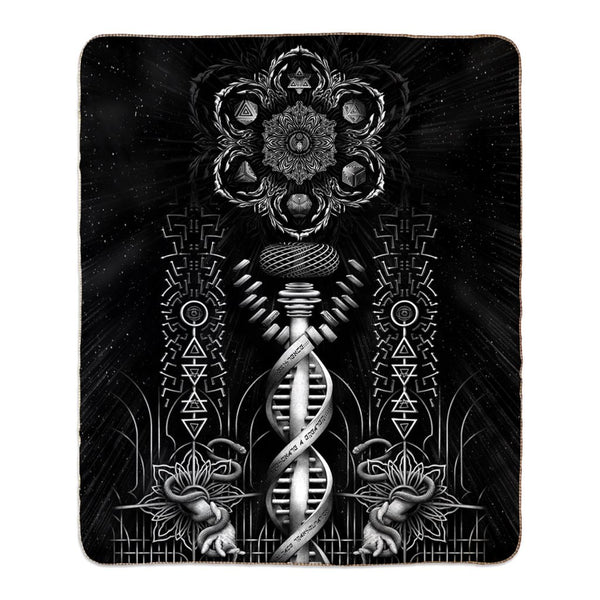 TRANSMUTATION • YANTRART • Sherpa Blanket Blanket 50x60 inch 