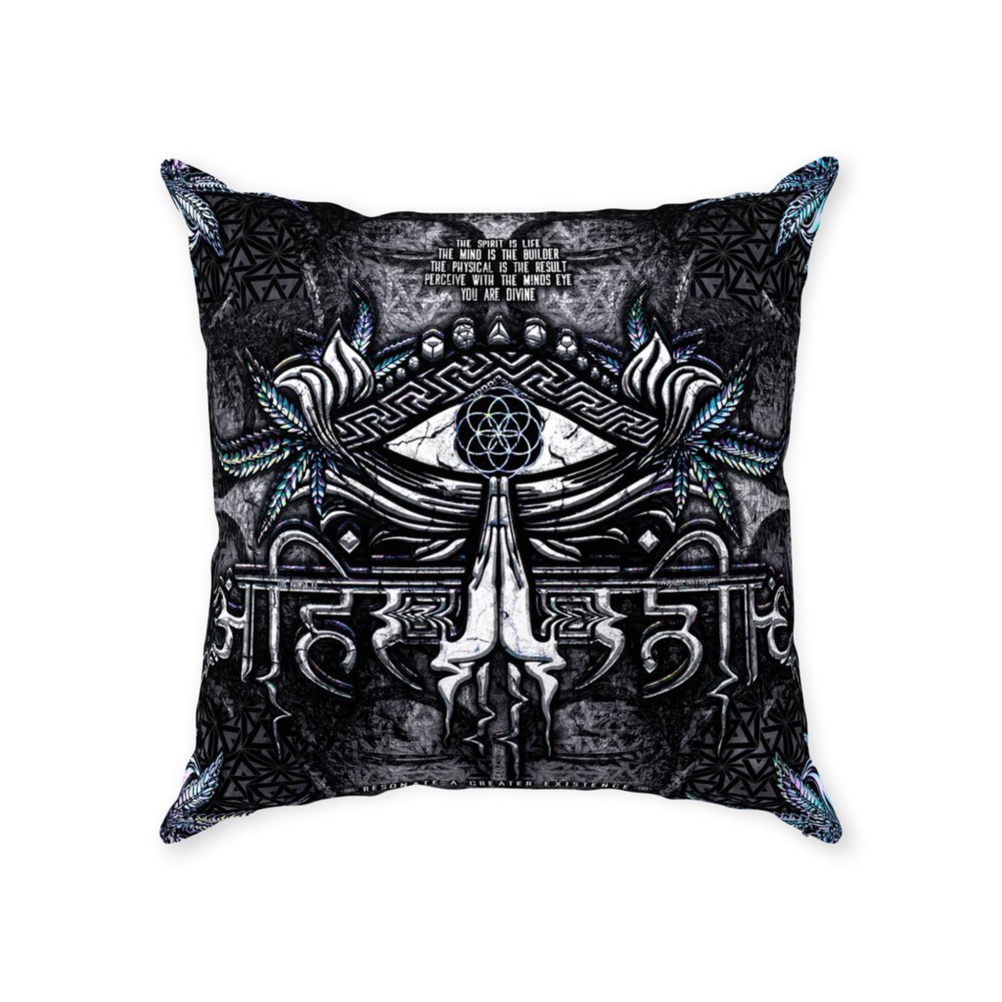 ahimsa v3 suede pillow With Zipper Suede 18x18 inch
