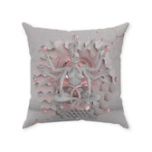 GOT'EM • GLASS CRANE • Double-Sided • Suede Throw Pillow Pillow 