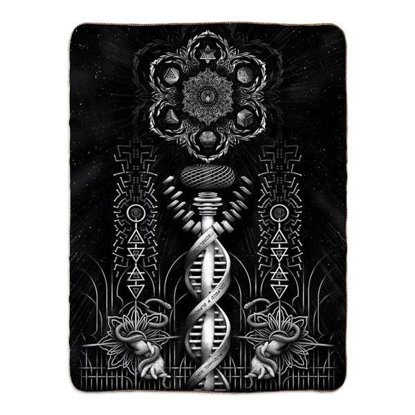 TRANSMUTATION • YANTRART • Sherpa Blanket Blanket 60x80 inch 