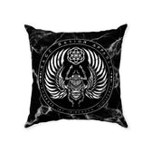 SCARAB MARBLE • Double-Sided Throw Pillow With Zipper Suede 18x18 inch