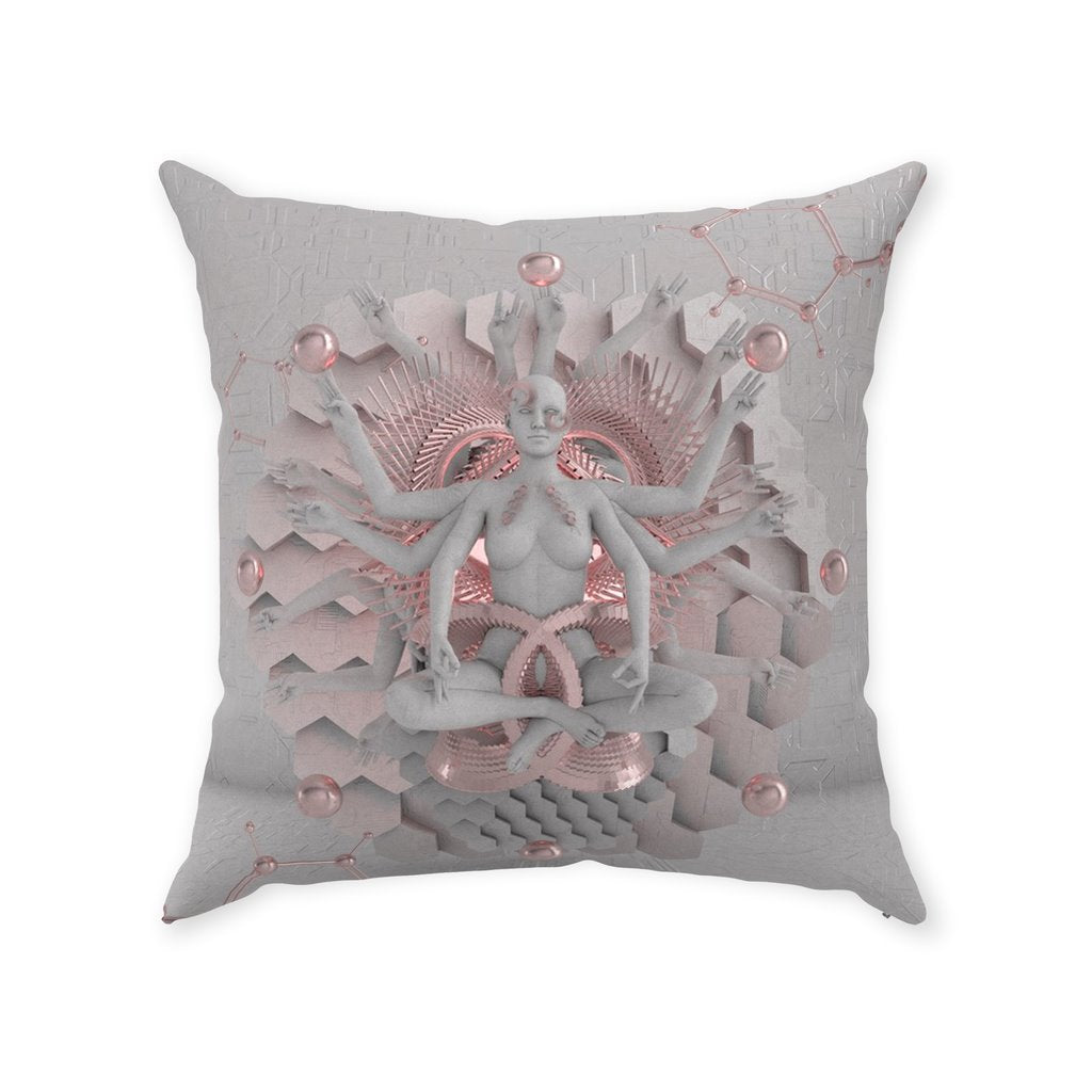 GOT'EM • GLASS CRANE • Double-Sided • Suede Throw Pillow Pillow With Stuffing 20x20 inch 