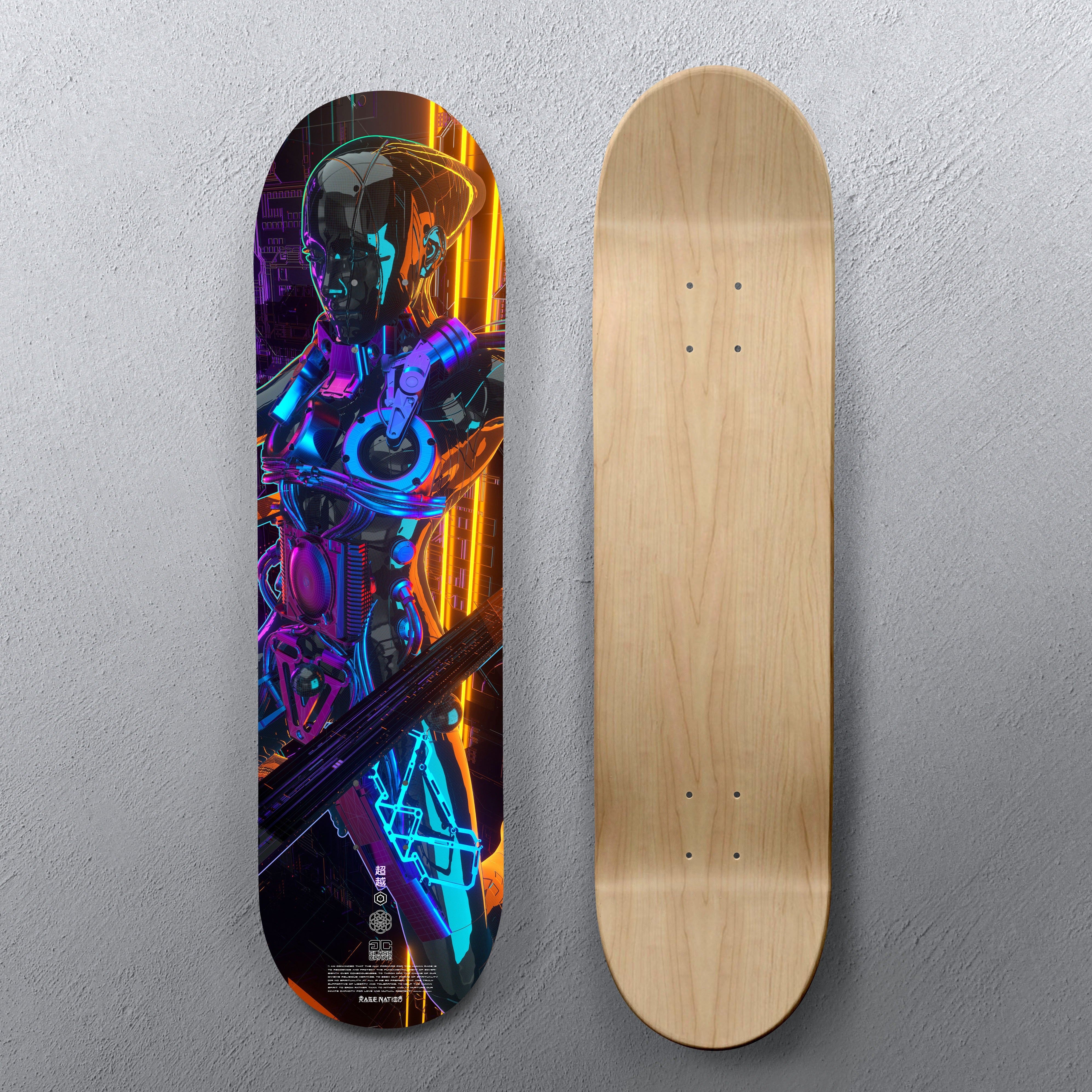 METANOIA • GLASS CRANE • Skateboard Deck • Limited Edition 100 Skateboard 