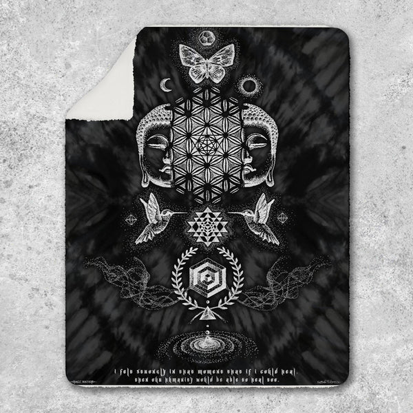 RESACRALIZATION • Glenn Thomson Sherpa Blanket Blanket 