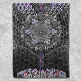 ONENESS GALAXY • Glenn Thomson Fleece Blankets Blanket 