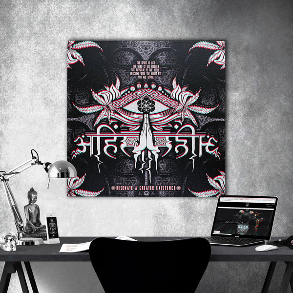 LIVE AHIMSA V1 • Canvas Wrap Canvas 