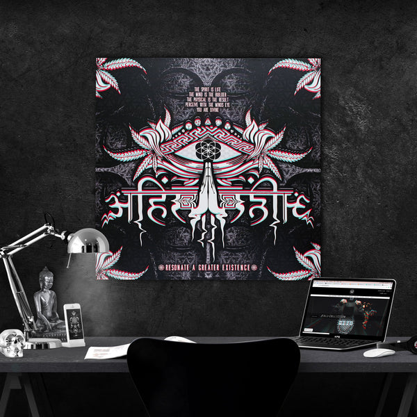 LIVE AHIMSA V1 • Canvas Wrap Canvas 