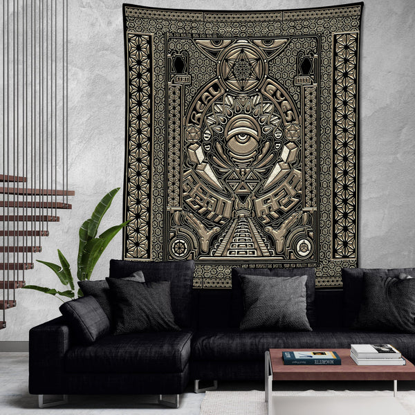 REAL EYES V1 • GROKKO • Wall Tapestry Tapestry 