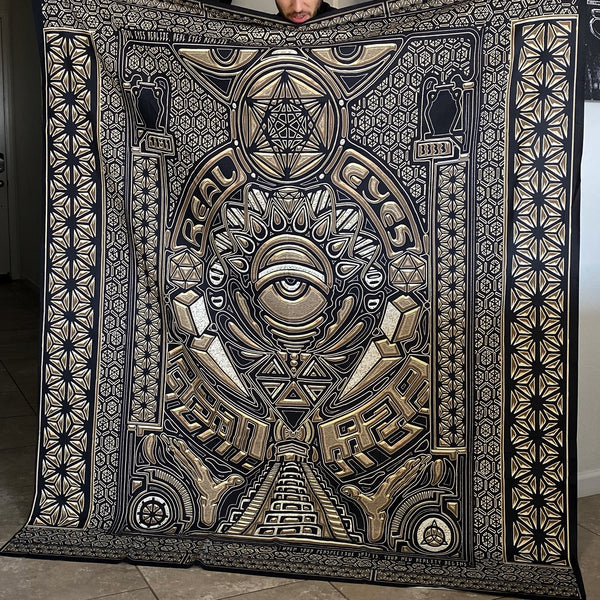 REAL EYES V1 • GROKKO • Wall Tapestry Tapestry 