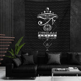 DREAM AWAKE • Sacred Geometry Tapestry Tapestry 