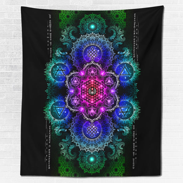 ETERNAL ALCHEMY V2.3 • YANTRART • Wall Tapestry Tapestry 