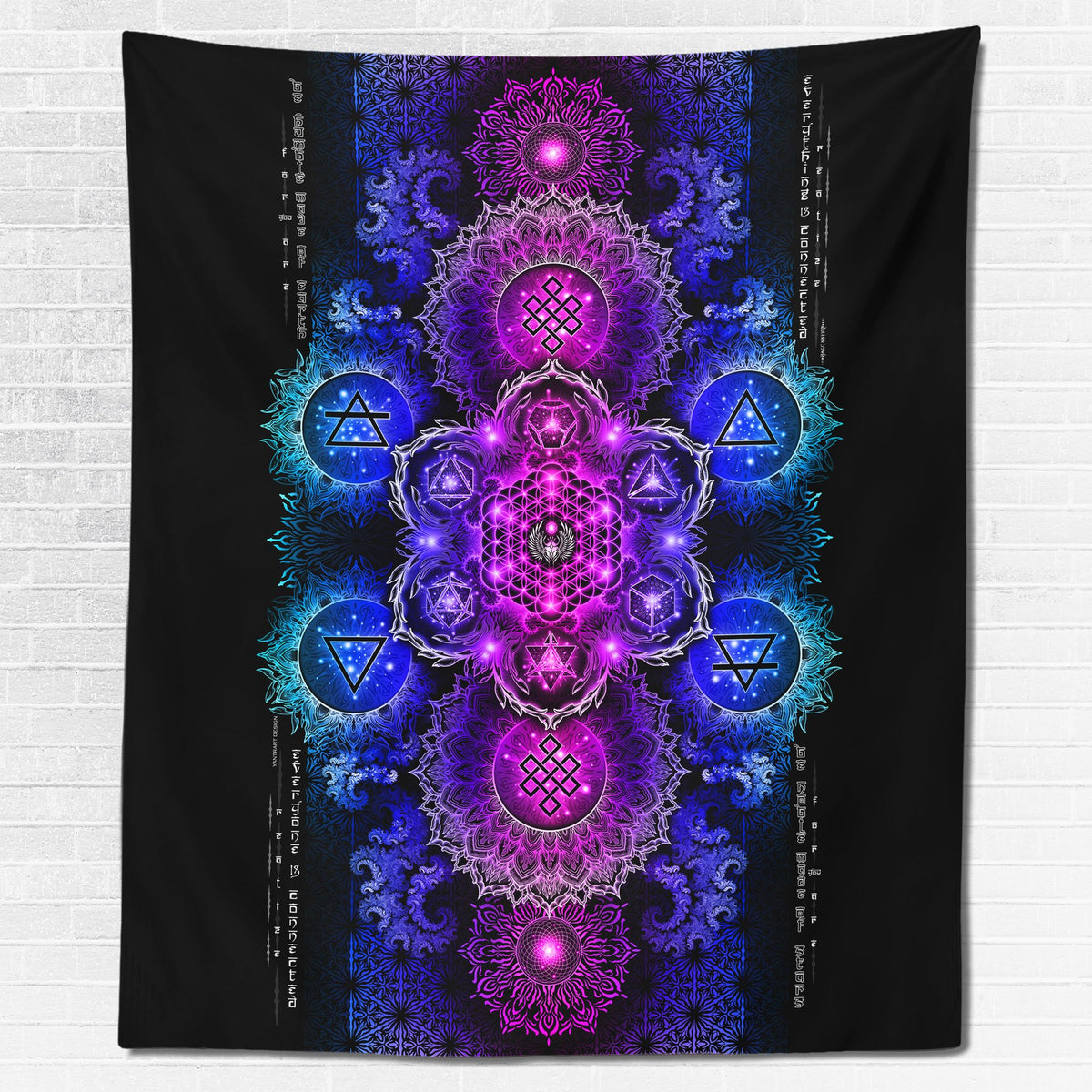 ETERNAL ALCHEMY V2.4 • YANTRART • Wall Tapestry Tapestry 