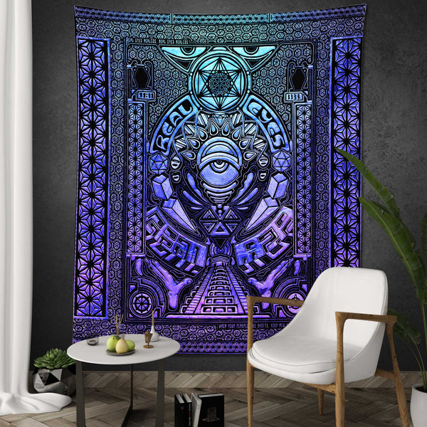REAL EYES V2 • GROKKO • Limited Edition Wall Tapestry Tapestry 